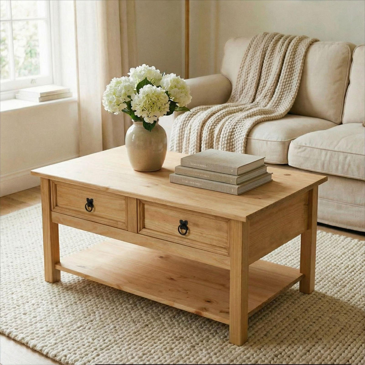 COUCHTISCH TEQUILA braun - Braun, Holz (48/100/45cm) - IDIMEX