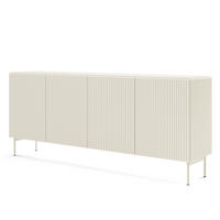 SIDEBOARD TRATTO 195,2/81,2/39,8cm 4 Türen Kaschmir - Kaschmir, Holzwerkstoff (195.2/81.2/39.8cm) - MASSENO