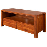 TV-BOARD Akazie 125x45x50 honig lackiert BUENO #3002 - Braun, Holz (125/50/45cm) - Massivmoebel24