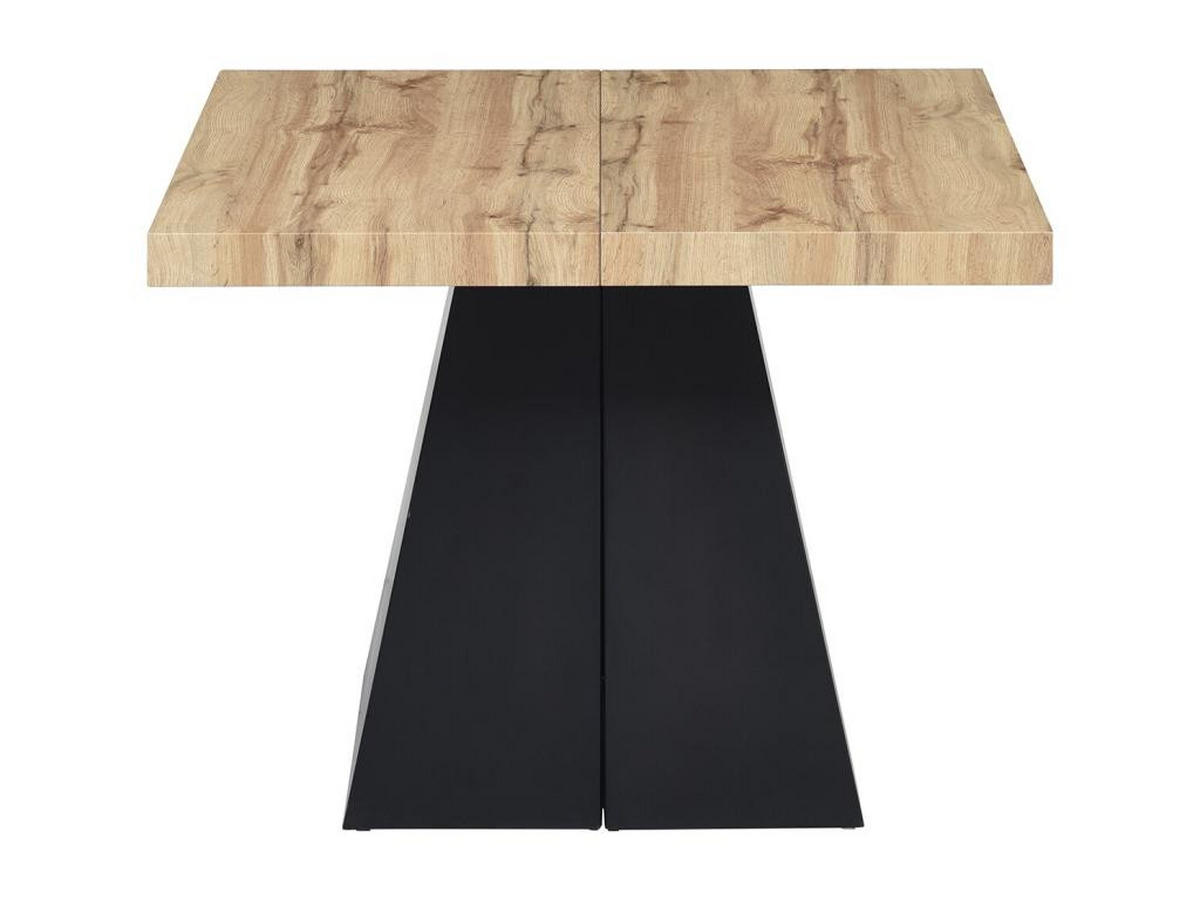 ESSTISCH ausziehbar - 4 bis 10 Personen - MDF & Metall - Holzfarben & Schwarz - EMELIA - Naturfarben, Holz (250/100/75cm) - Vente-Unique