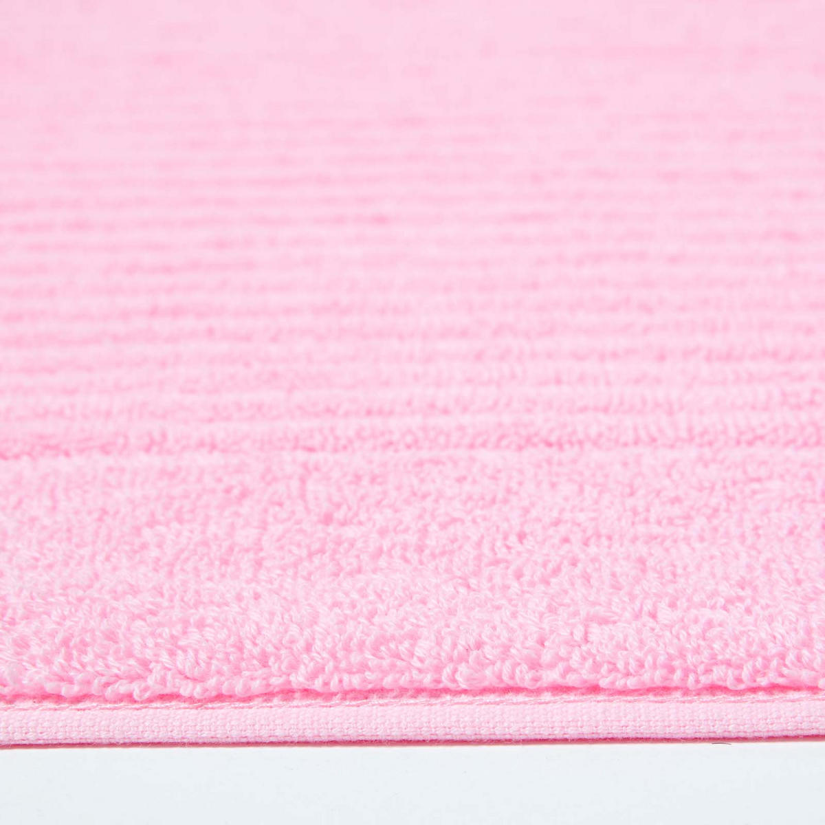 BADEMATTE Imperial 50/80 cm, Baumwolle - Pink, Textil (50/80cm) - Homescapes