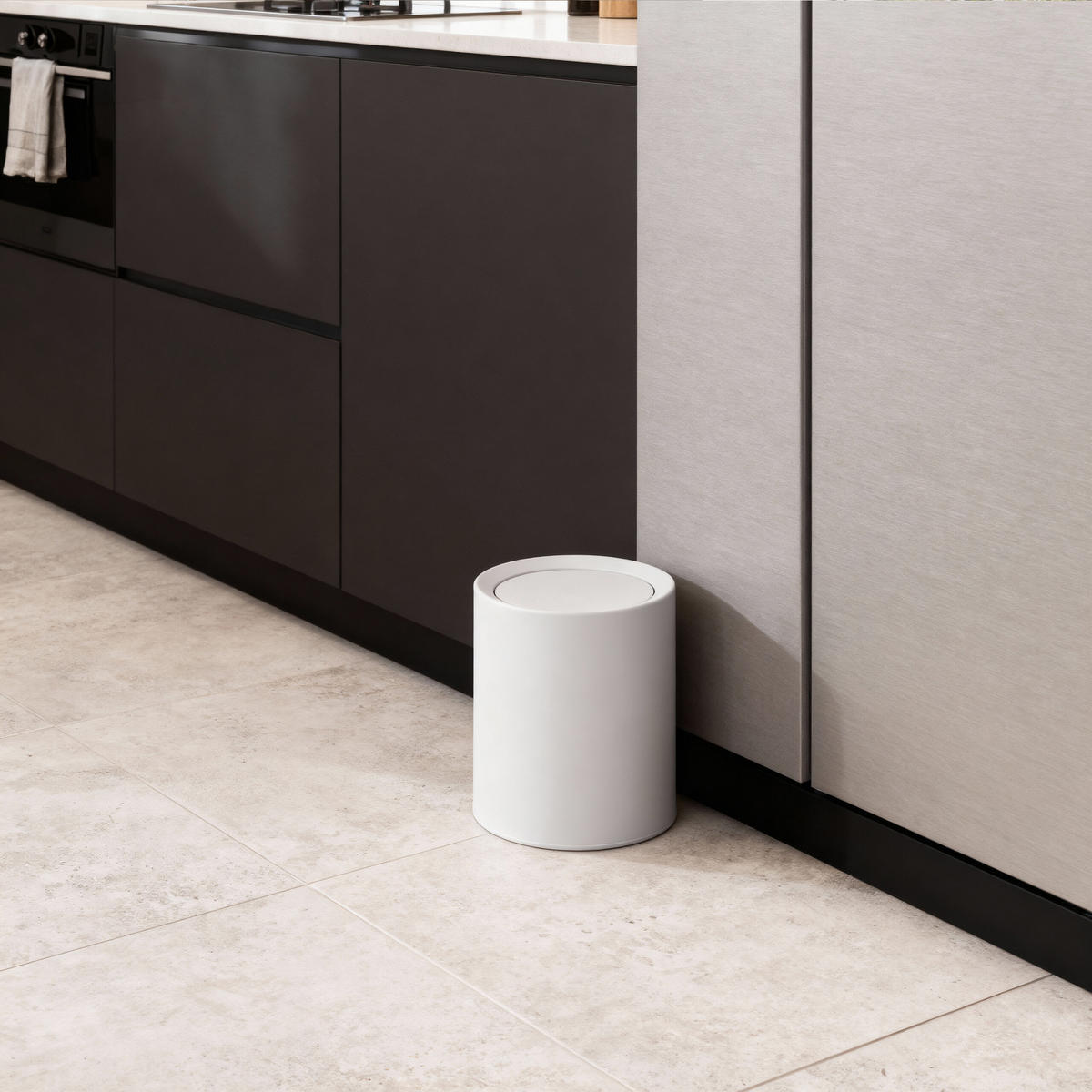 KOSMETIKEIMER - Weiß, Kunststoff (20/26/20cm) - Relaxdays