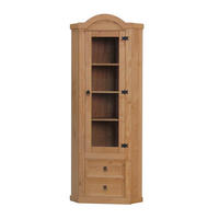 ECKVITRINE Holz - Braun, Holzwerkstoff (57/200/51cm) - ebuy24