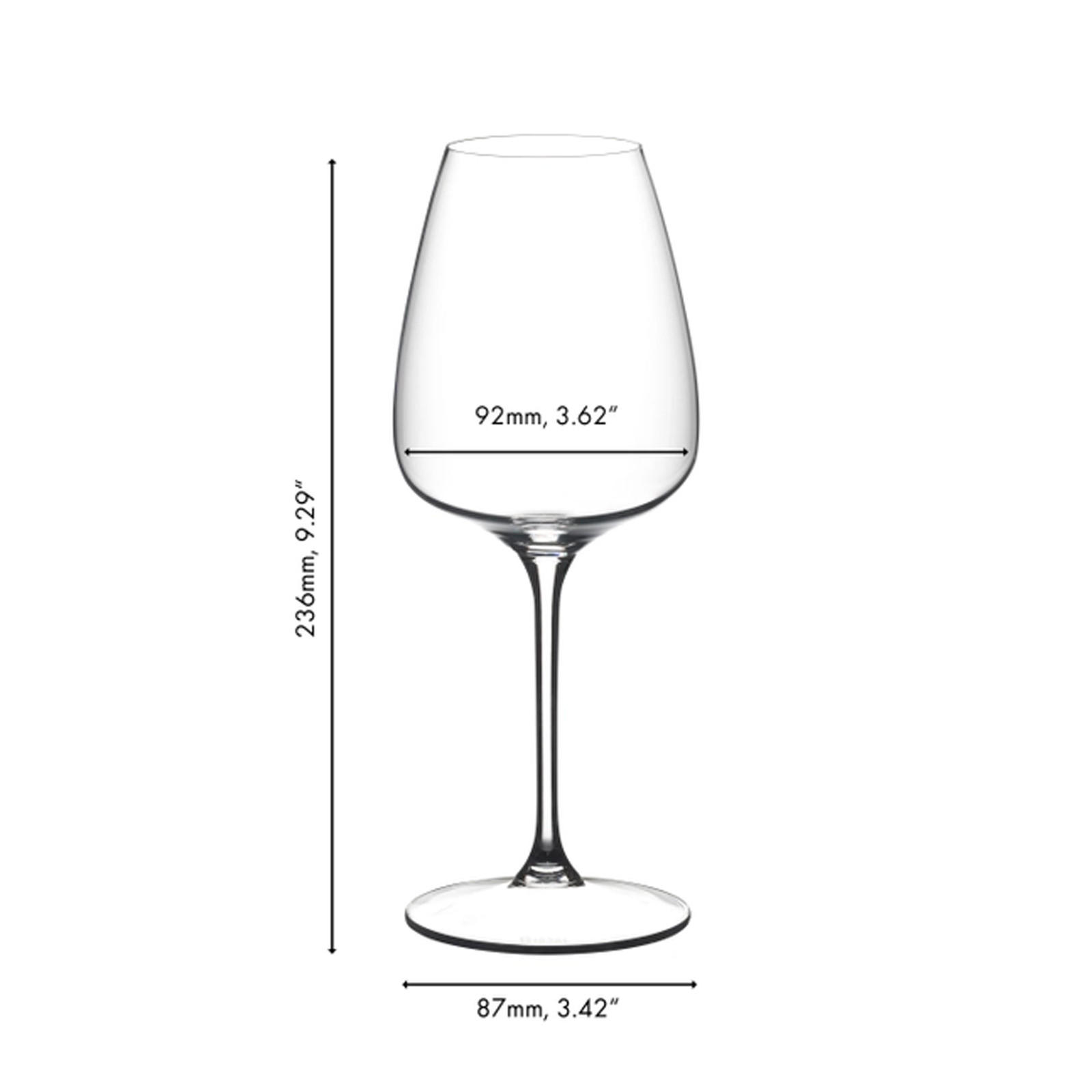 WEISSWEIN / CHAMPAGNERGLAS / SPRITZ DRINK Grape transparent 550 ml 6er Set - Transparent, Glas (0.55L) - Riedel