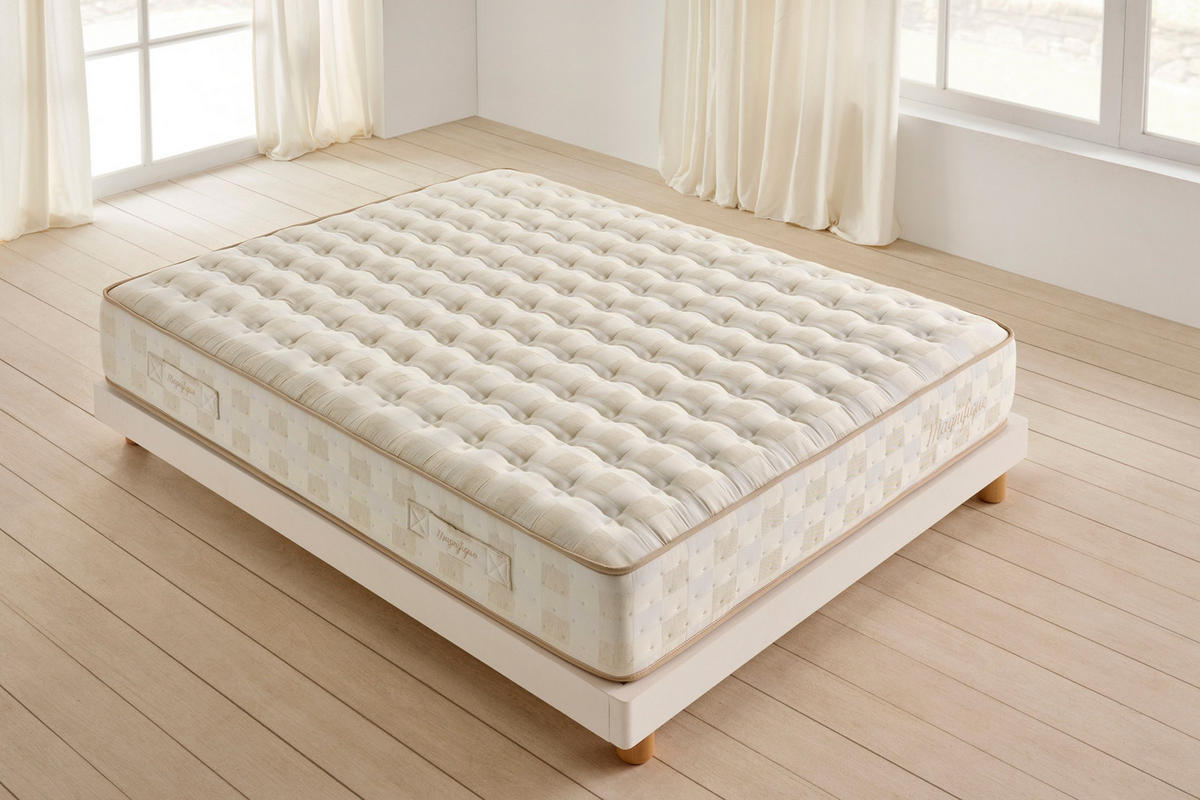MATRATZE Magnifique - 140X200 cm- Härtegrad H3/H4 - Beige, Textil (140/200cm) - Moonia
