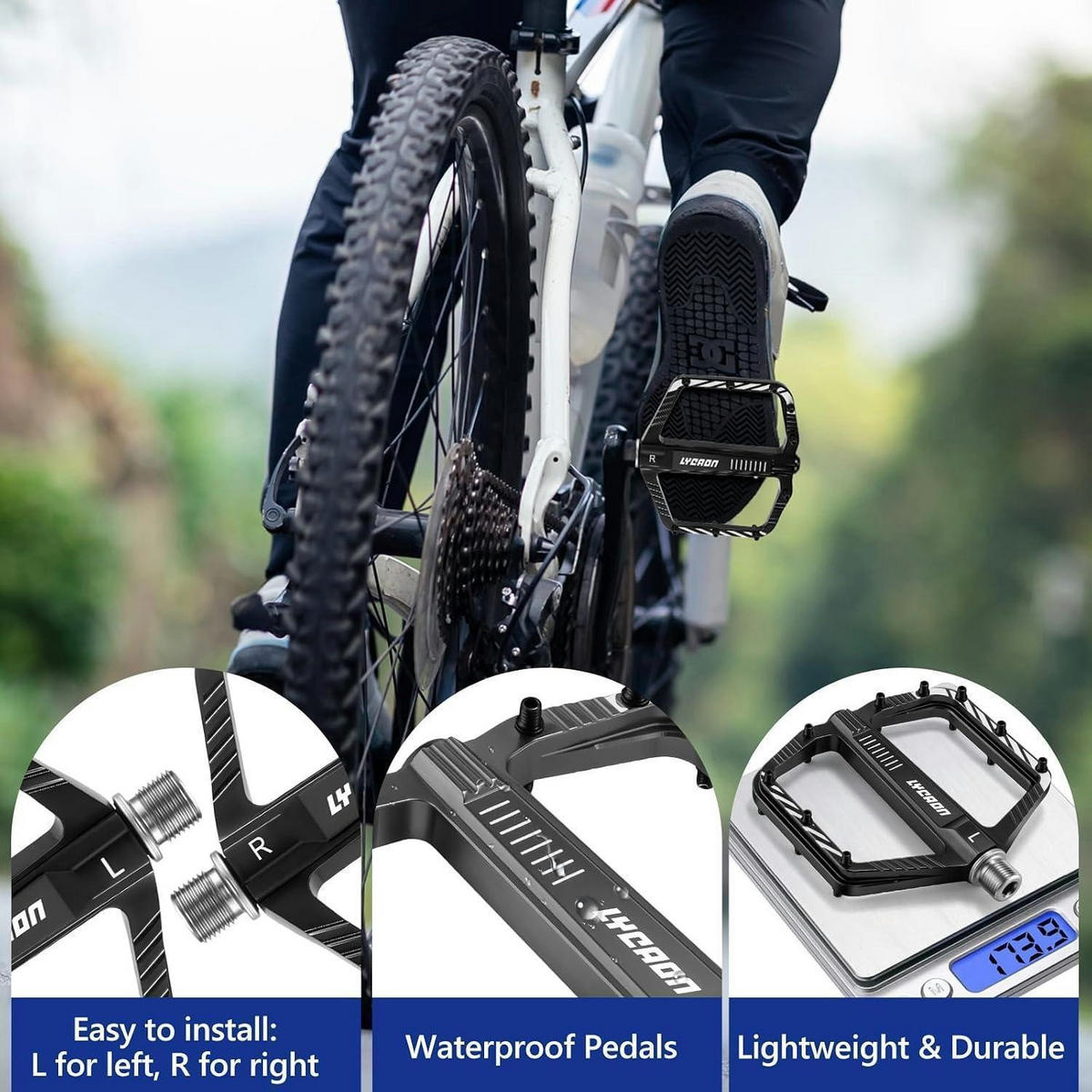 FAHRRADPEDALE Aluminium Schwarz - Schwarz, Metall (1.1/1.5/11cm)