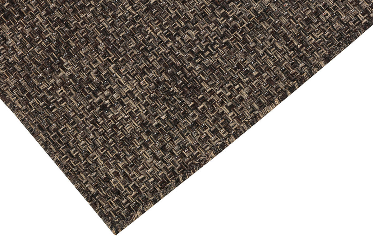 TEPPICH VERANO DUNKELBRAUN 60/200 cm - Dunkelbraun, Textil (60/200cm) - Tapiso