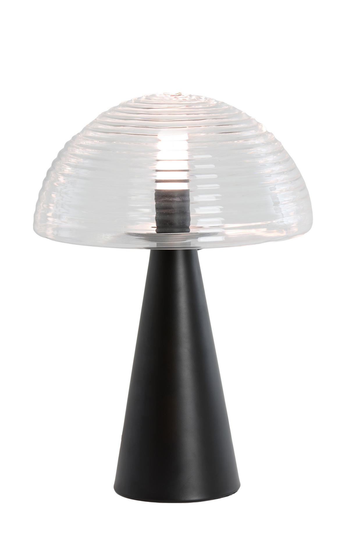 TISCHLAMPE Mueda Schwarz Ø30/43 cm - Schwarz, Metall (30/30/43cm) - Light & Living