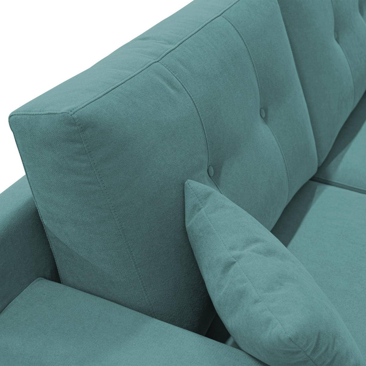 LINEARSOFA Danish - Petrol, Textil (186/95/91cm) - Divani.store