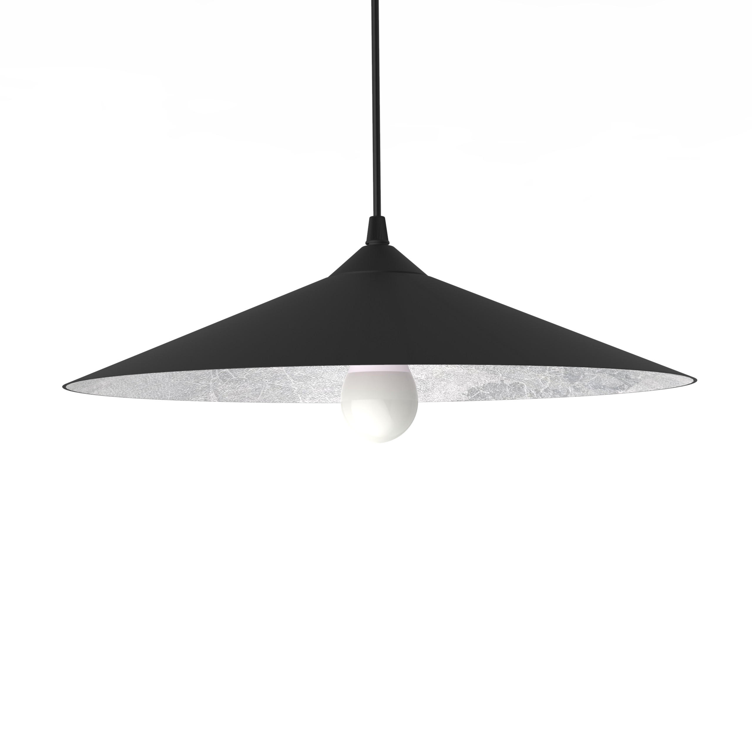 Lumicom Hängeleuchte Schwarz 40x10x40 cm