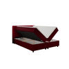 BOXBETT Diamaro 160x200 cm mit Bettkasten und Topper - Rot - Rot, Holz (160/200cm) - Panda Möbel