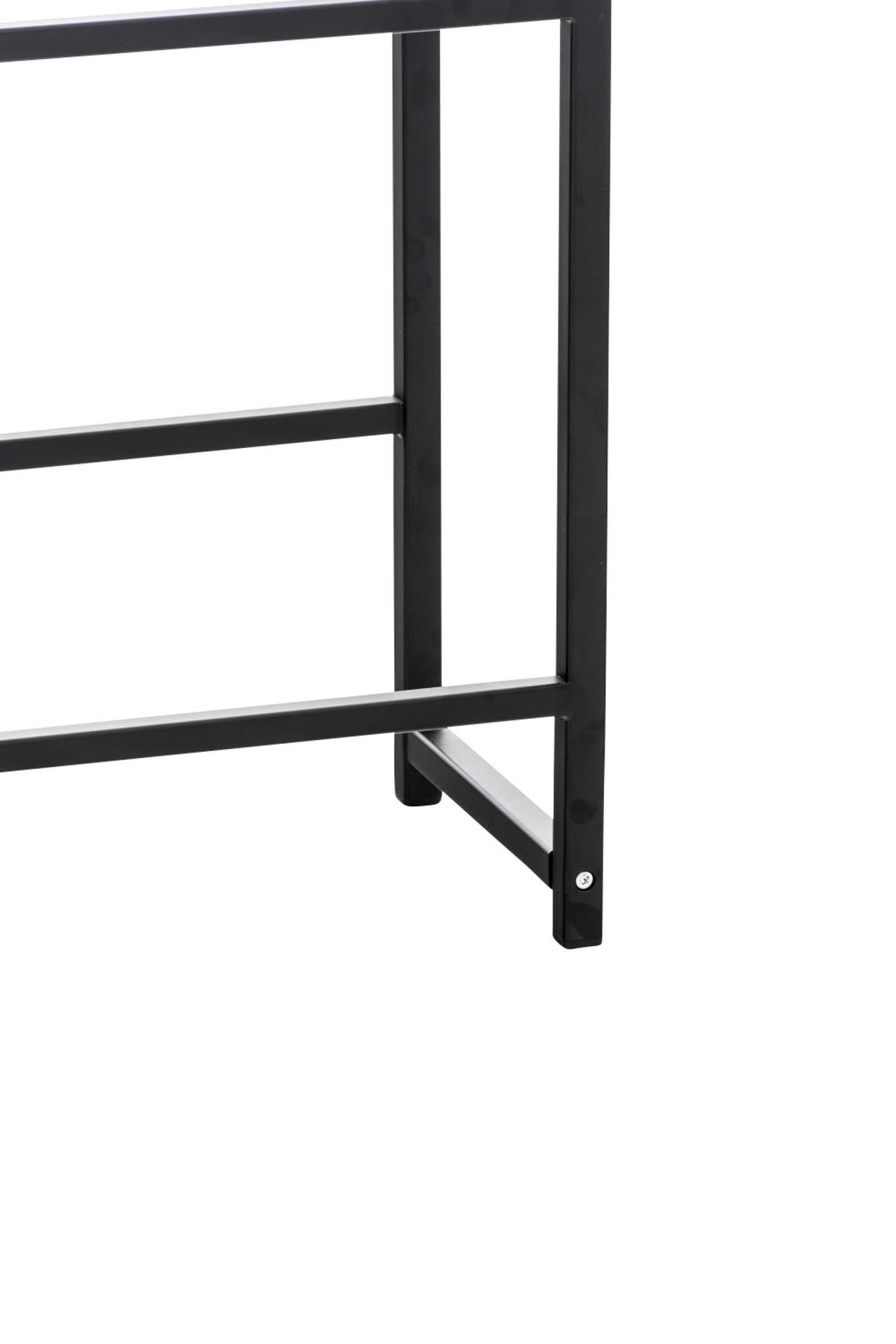 GETRÄNKESKISTENSTÄNDER Lenny - 6er Set - schwarz - Schwarz, Metall (91/31/112cm) - TPFLiving