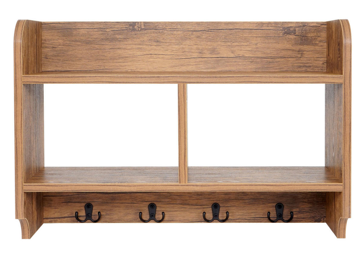 WANDGARDEROBE Wildeiche Dekor - Wildeiche, Holzwerkstoff (60/41/19cm) - MCW