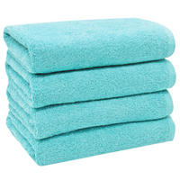 HANDTÜCHER, 4er-Set, 50x100 cm, 100% Baumwolle, Blau - Blau, Textil (50/100cm) - Zollner