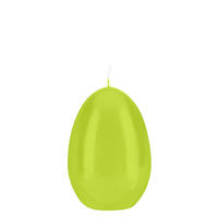 EIKERZEN Klarlack Lime Grün 120 x Ø 80 mm, 6 Stück - Limette, Paraffin (8/12/12cm) - Kopschitz Kerzen