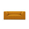 SOFA Ruby aus Cord gelb 2 Sitzplätze - Gelb, Textil (93/69/174cm) - Micadoni