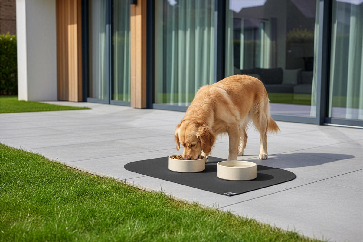 NAPFUNTERLAGE, Öko-Tex, Blattform Grau 40 x 60 cm - Grau, Textil (60/40cm) - SANOZOO