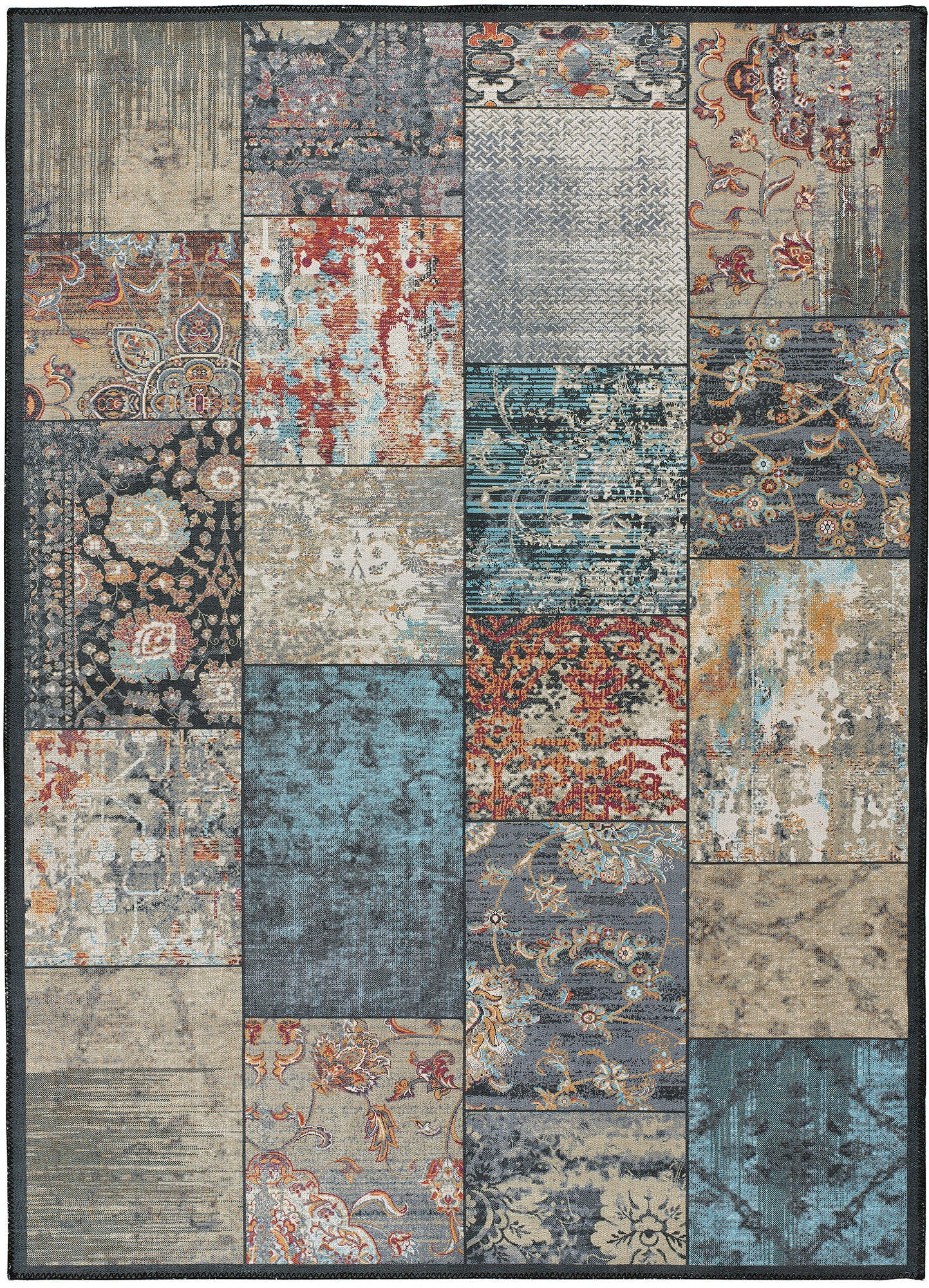 WEBTEPPICH Mehrfarbig Neila 140/200 cm - Multicolor, Naturmaterialien/Textil (140/200cm) - Atticgo