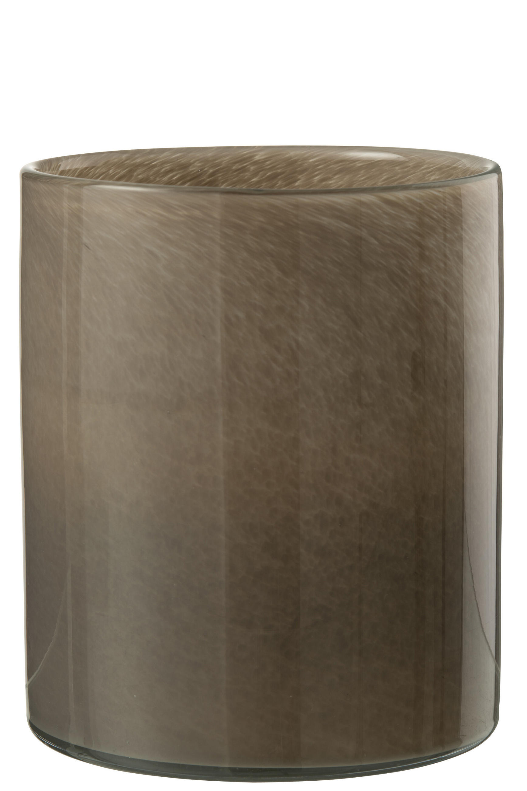 KERZENHALTER JADE - Glas - Braun - L - Braun, Glas (15/17cm) - J-Line