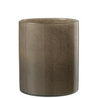 KERZENHALTER JADE - Glas - Braun - L - Braun, Glas (15/17cm) - J-Line