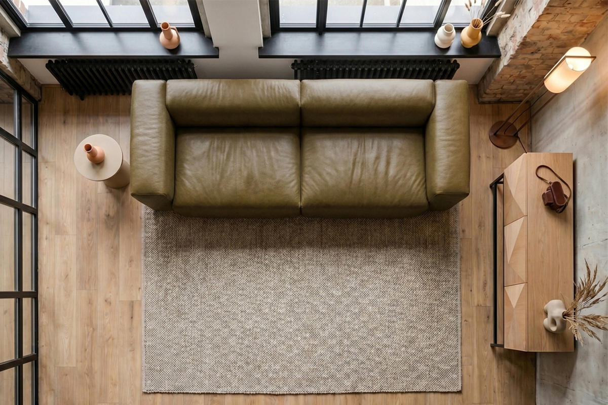 SOFA CELESTE Dunkelgrün Leder - Dunkelgrün/Schwarz, Leder/Kunststoff (302/72/114cm) - KAWOLA