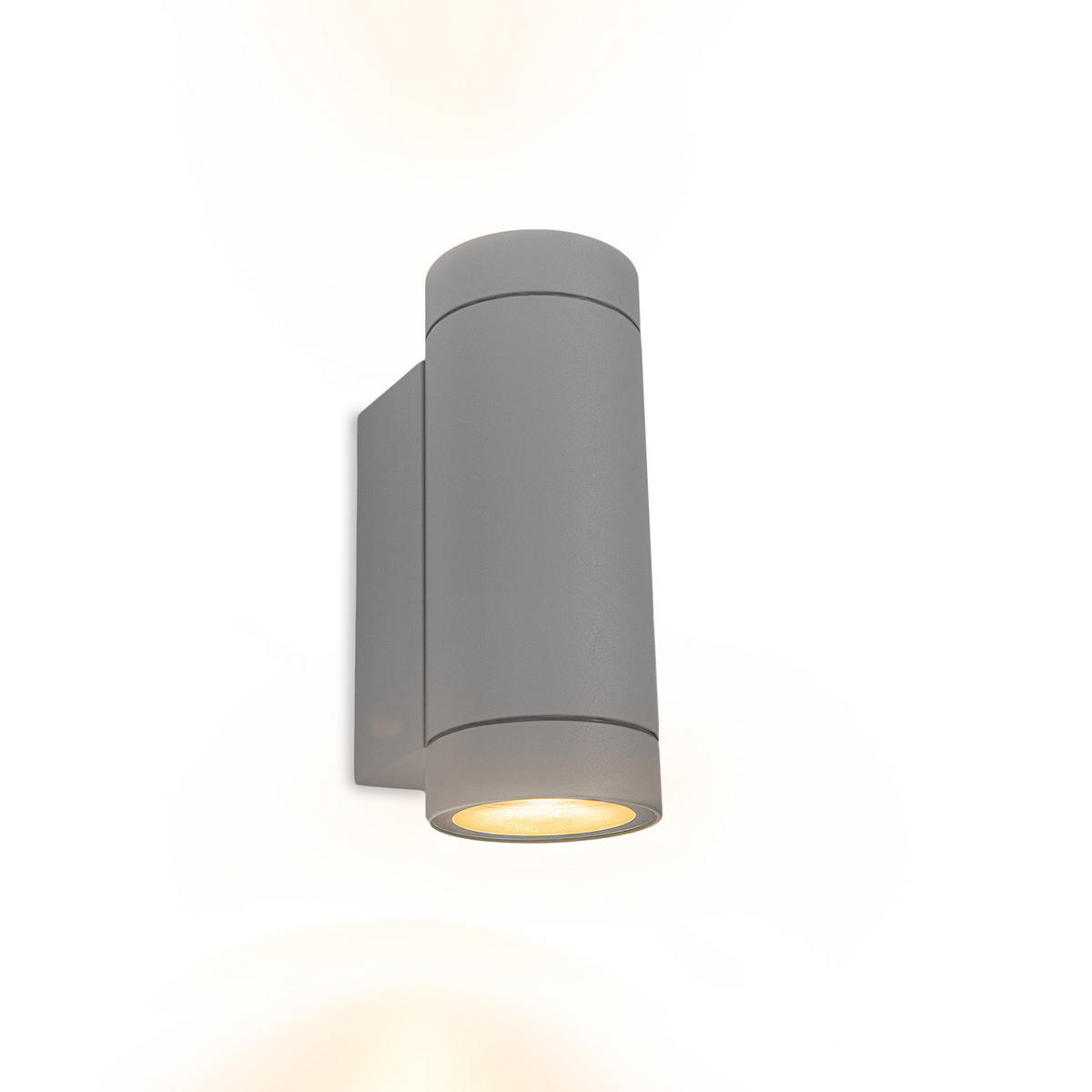 AUSSENLEUCHTE Ludowa - Grau, Metall (10.2/6.5/16.4cm) - Paco Home