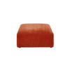 SOFA SITZELEMENT SEPHI Rot Cord - Rot/Schwarz, Kunststoff/Textil (82/39/82cm) - KAWOLA