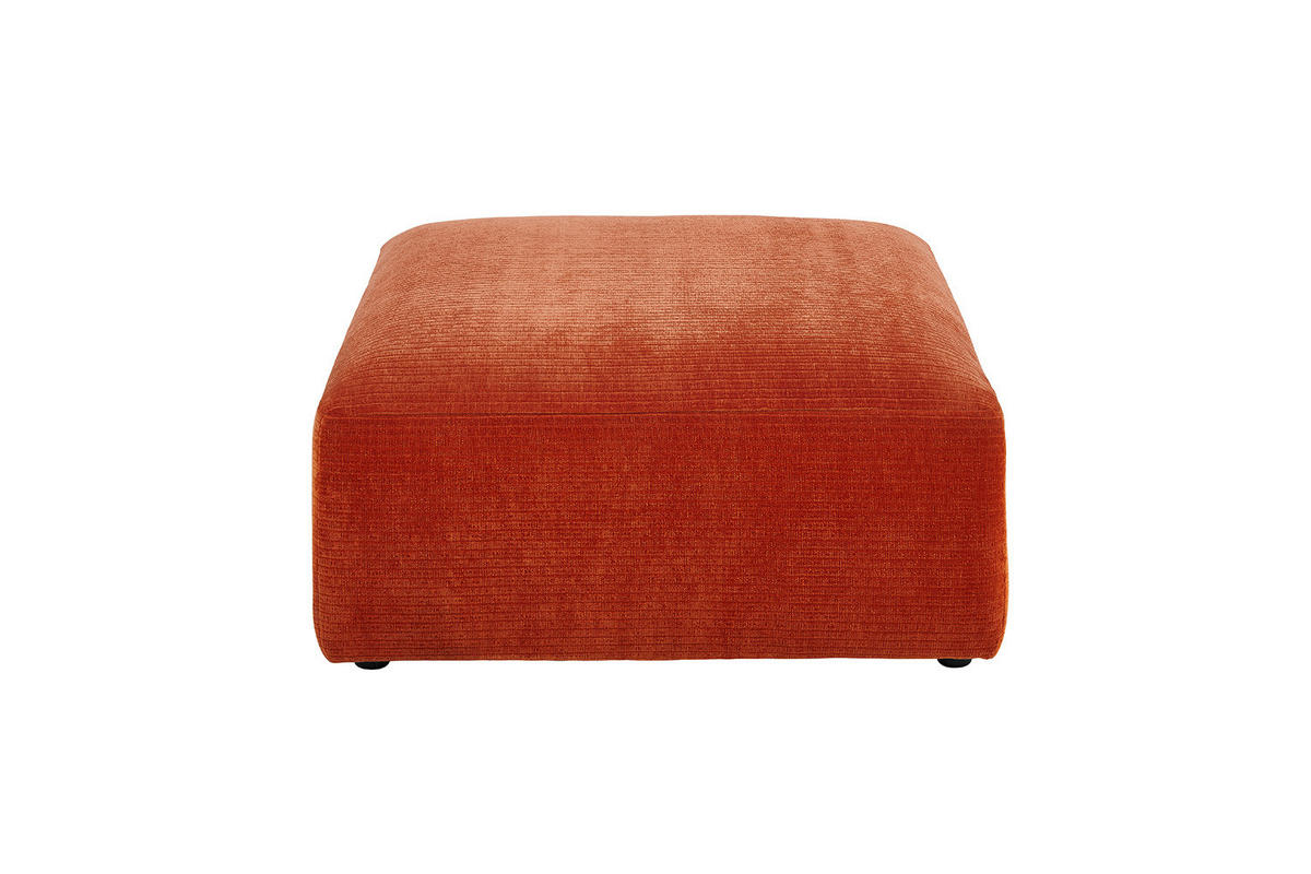 SOFA SITZELEMENT SEPHI Rot Cord - Rot/Schwarz, Kunststoff/Textil (82/39/82cm) - KAWOLA