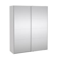 SCHIEBETÜRENSCHRANK, Catania, Weiß, Holzwerkstoff, 179 x 67 x 221 cm - Weiß, Holzwerkstoff (179/221/67cm) - ebuy24