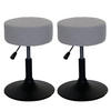 HOCKER Hellgrau 2er-Set - Hellgrau, Textil (37/57/37cm) - MCW