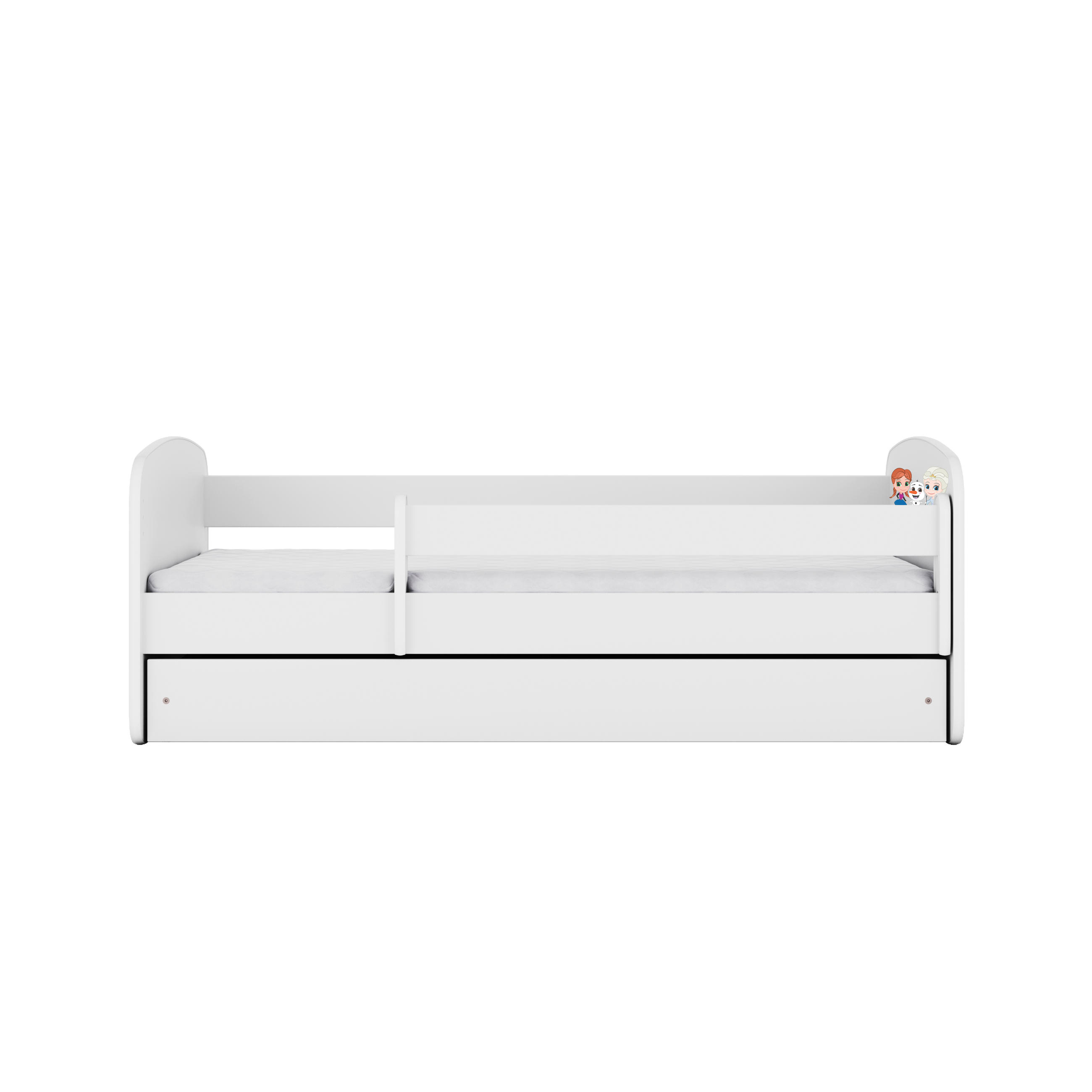 KINDERBETT Eisberg mit Schublade 160/80 90/61/164 - Weiß, Holzwerkstoff (80/160cm) - RAUMHIRSCH FURNITURE