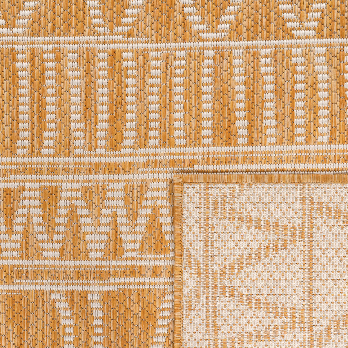 OUTDOORTEPPICH 60/100 cm Illusion 321 - Gelb, Textil (60/100cm) - Paco Home