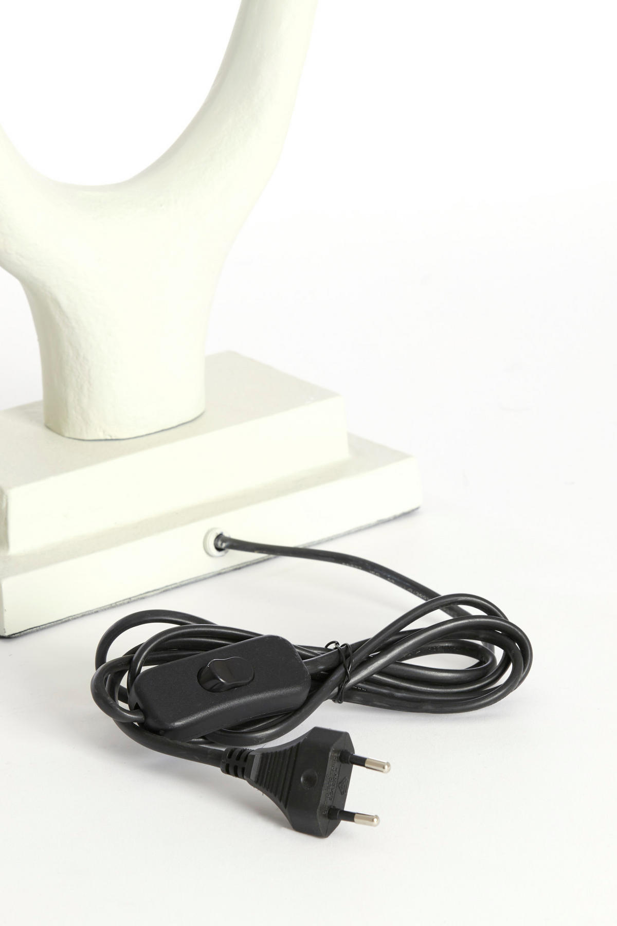 LAMPENFUSS Gavi Weiß Ø20/65 cm - Weiß, Metall (20/11/65cm) - Light & Living