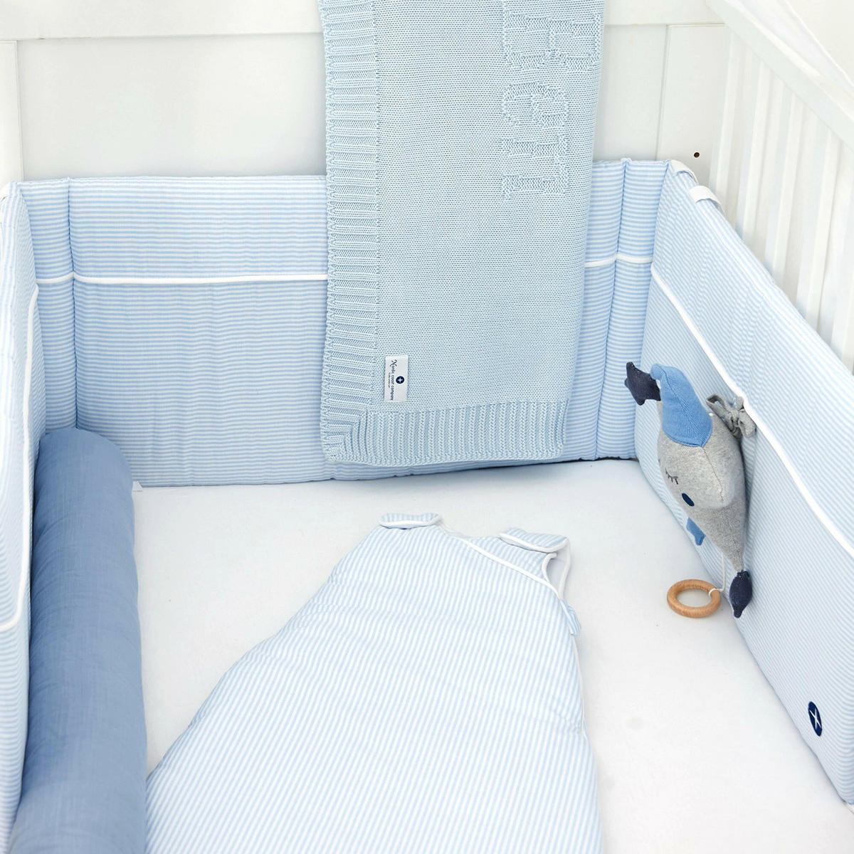 BABYSCHLAFSACK Blau 110 cm - Blau, Textil (50/90cm) - nordic coast company