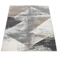 TEPPICH Kurzflor Farbverlauf Wohnzimmer schmutzabweisend Grau Rechteckig 200x290 - Grau, Textil (200/290cm) - KADIMA DESIGN