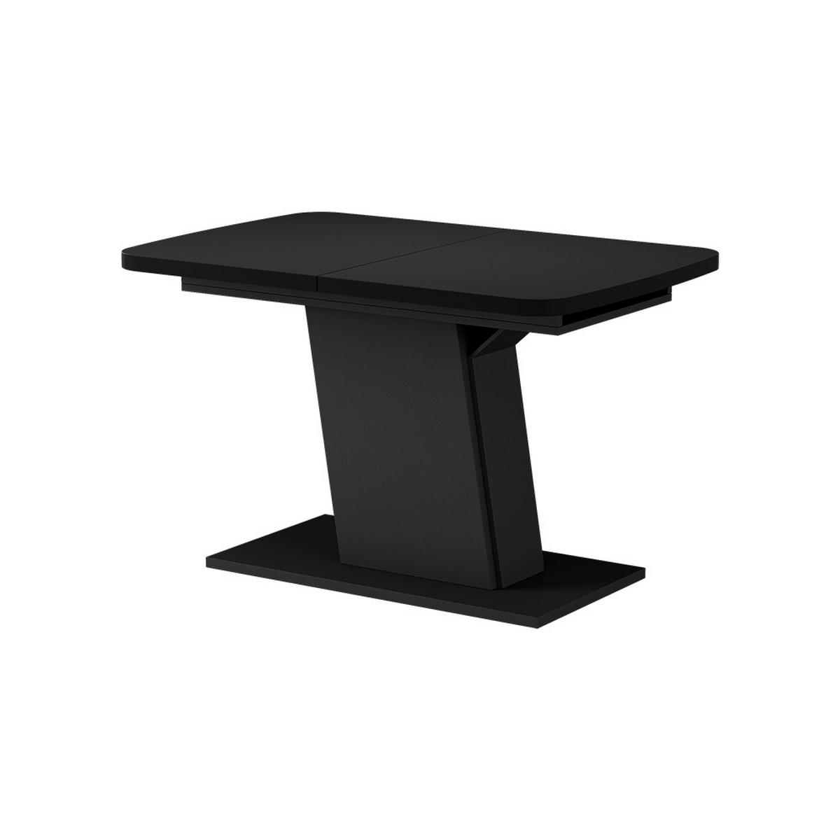 ROZKLÁDACÍ JÍDELNÍ STŮL Fenaro Černá - černá, kompozitní dřevo (80/120/77.3cm) - Vicco