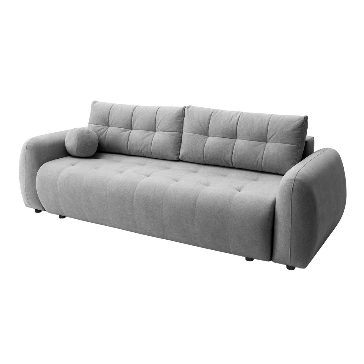 SOFA ARNIS mit Schlaffunktion, Grau - Grau, Textil (252/70/105cm) - Fedve