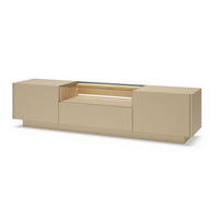 RTV-SCHRANK Kiro Braun 176, Lowboard mit LED - Braun, Holzwerkstoff (176/43/40cm) - Bettso