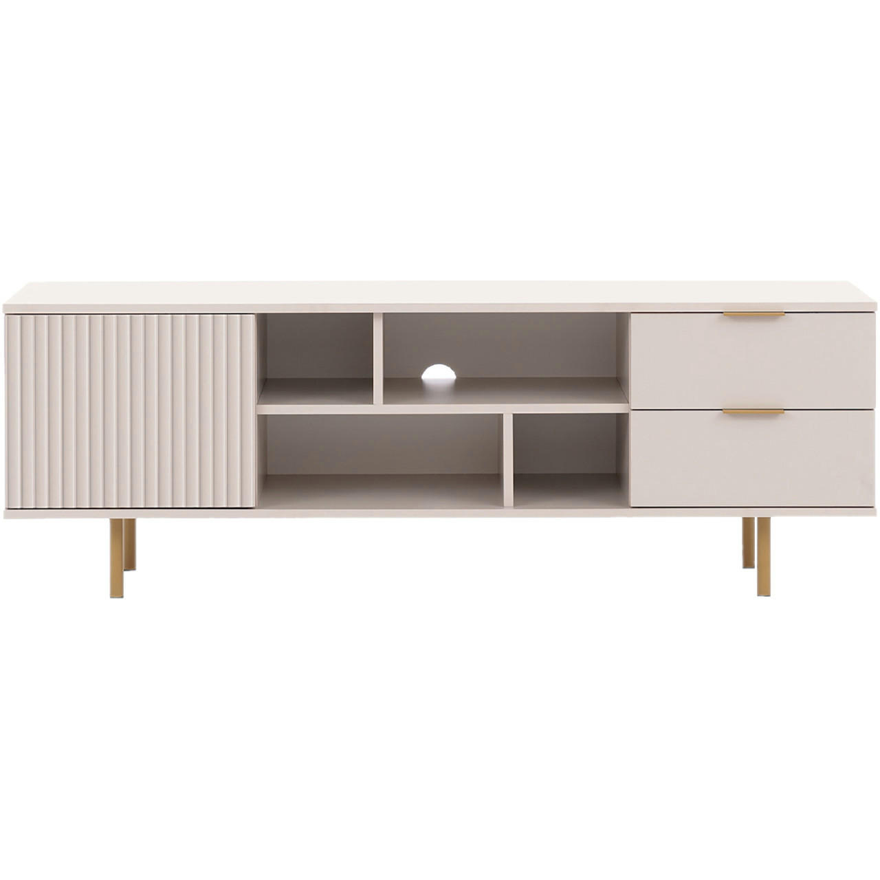 TV-LOWBOARD NUBIO 06 kaschmir - Kaschmir, Holzwerkstoff (150/52/41cm)