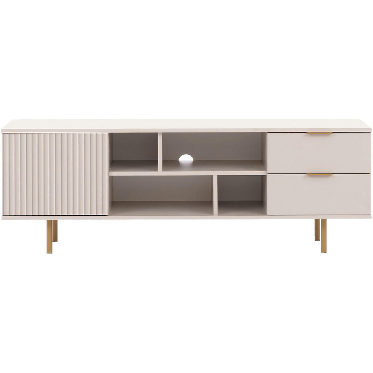 TV-LOWBOARD NUBIO 06 kaschmir - Kaschmir, Holzwerkstoff (150/52/41cm)