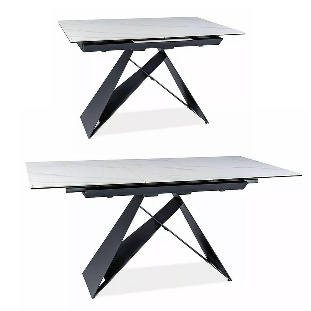 Thumbnail - Feldmann-Wohnen Esstisch, Weiß, Holz, 160x76x80 cm, Esszimmer, Tische, Esstische