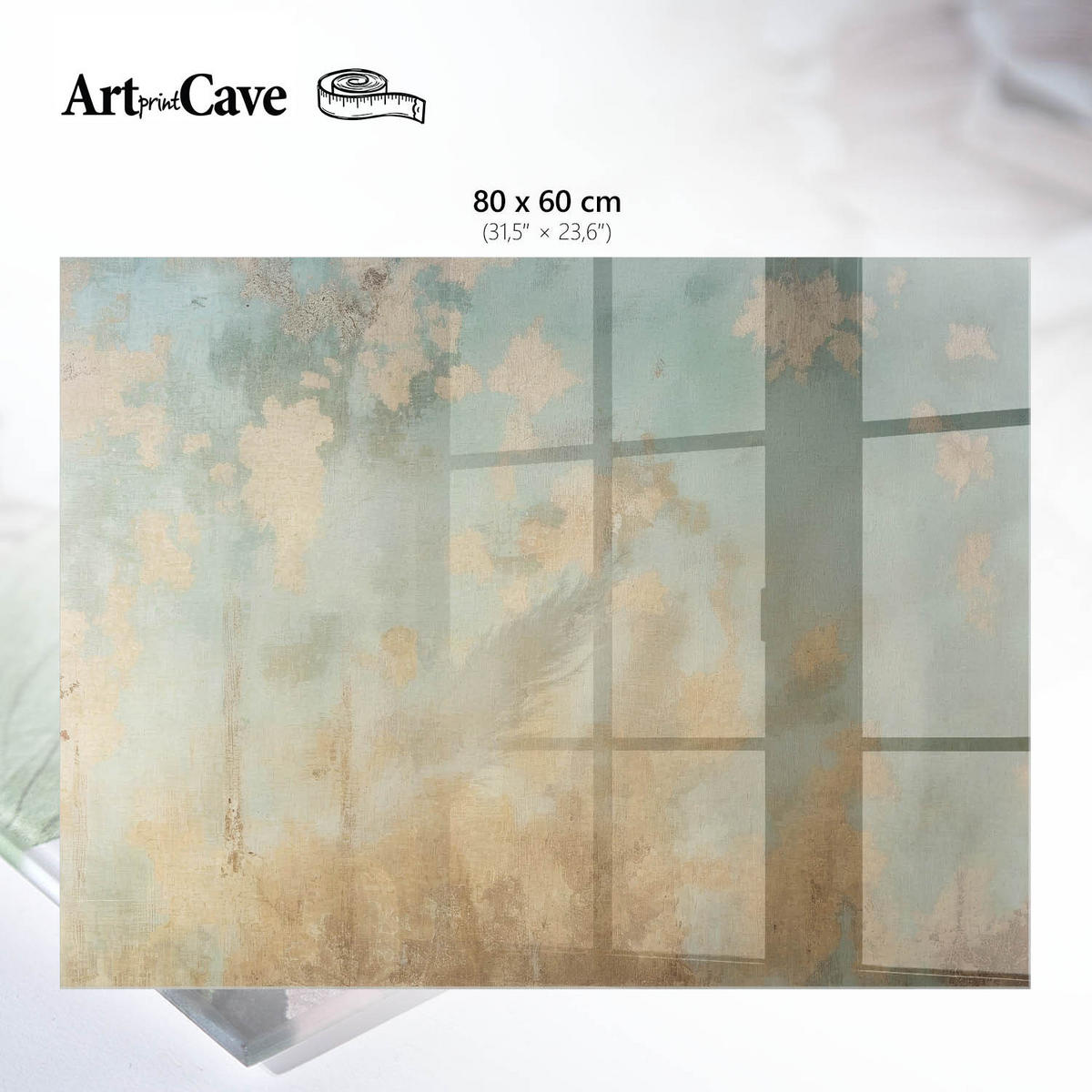 GLASPLATTE 80x60 cm – Hintergrund für innere Ruhe - Braun, Glas (0.4/80/60cm) - ArtPrintCave