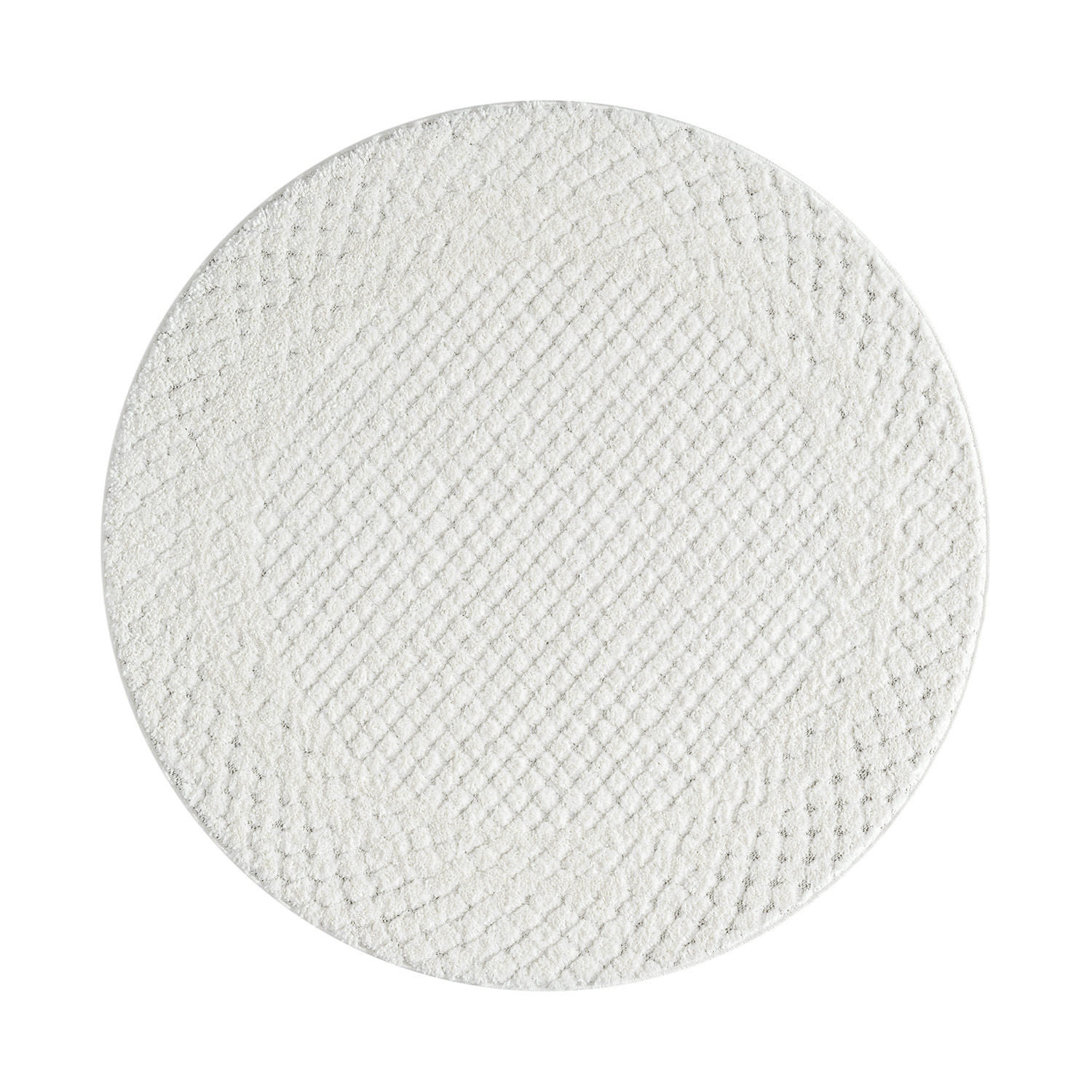 HOCHFLOR-TEPPICH Focus 627 Creme 160 cm rund - Creme, Textil (160/160cm) - carpet city