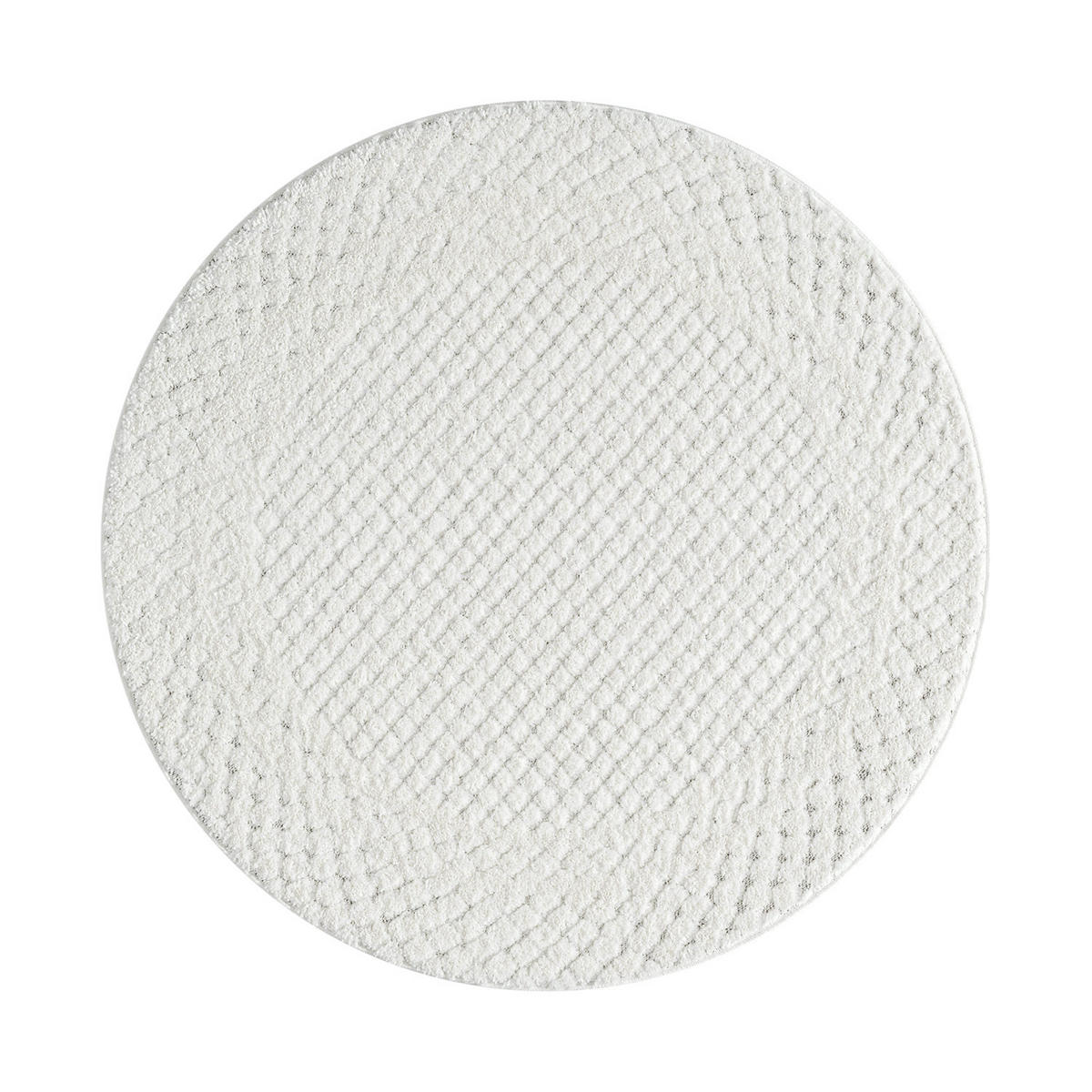 HOCHFLOR-TEPPICH Focus 627 Creme 120 cm rund - Creme, Textil (120/120cm) - carpet city