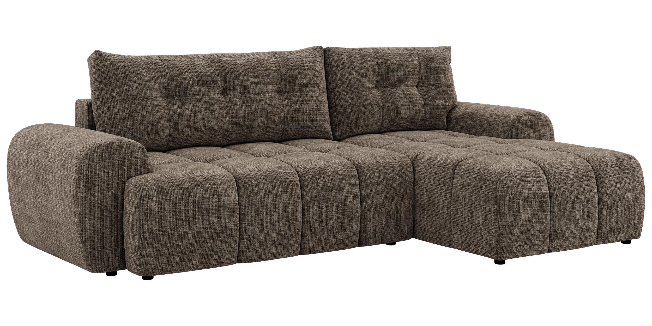 MKS Ecksofa Braun 271x161 cm