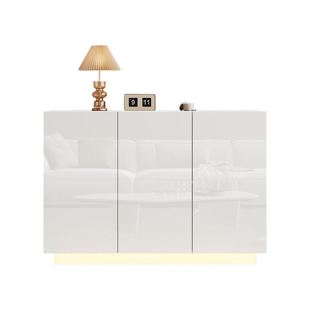 SIDEBOARD 120/40/75CM，weiß - Weiß, Holz (40/75/120cm) - KOMHTOM