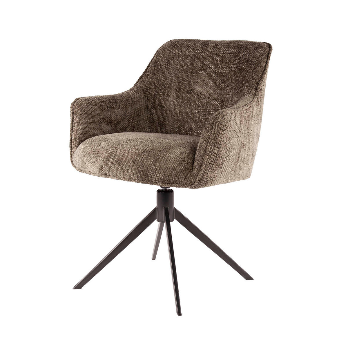 ESSZIMMERSTUHL Pull Taupe 62/61/83 cm 2er-Set - Taupe, Textil (61/83/62cm) - Hoyz Collection