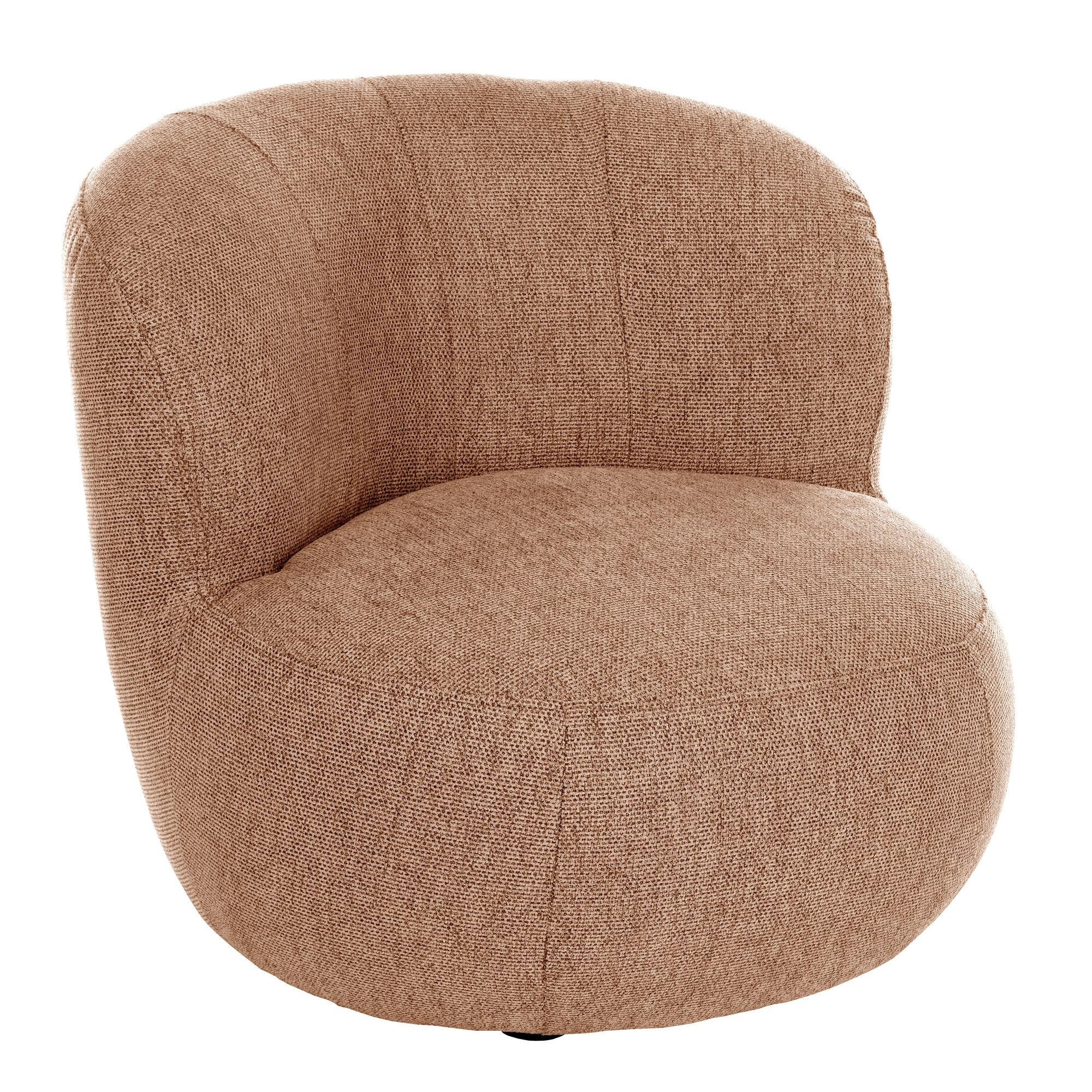 KINDERSESSEL Kayla Flachgewebe hellbraun - Hellbraun, Kunststoff (55/61/50cm) - 58aufmkessel