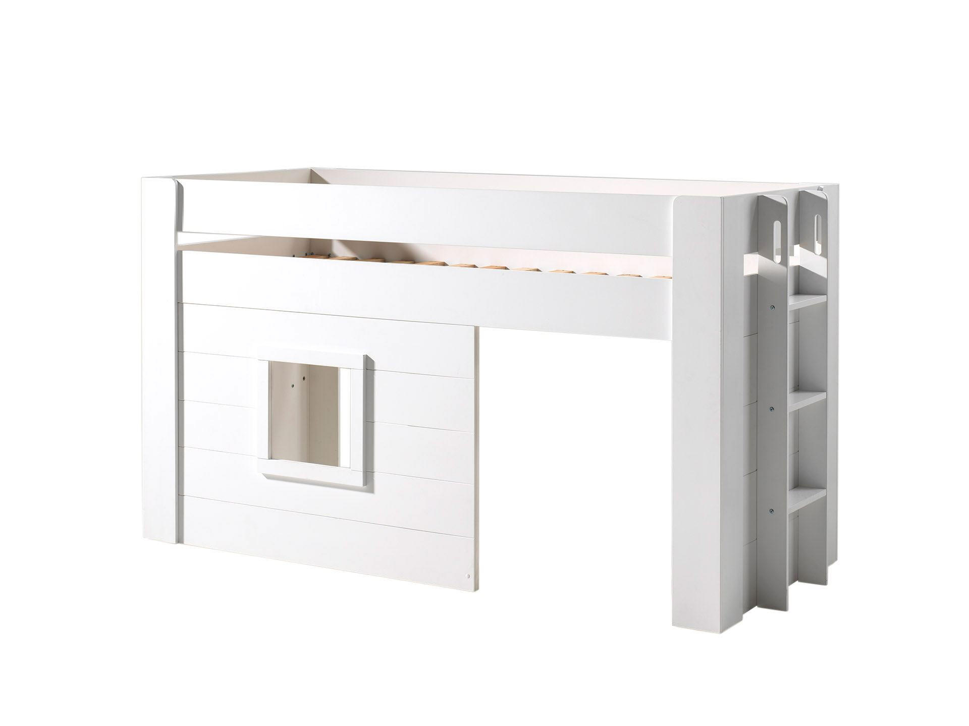 HOCHBETT Karola 215x120x96 aus MDF in Weiß - Weiß, Holzwerkstoff (90/200cm) - 58aufmkessel