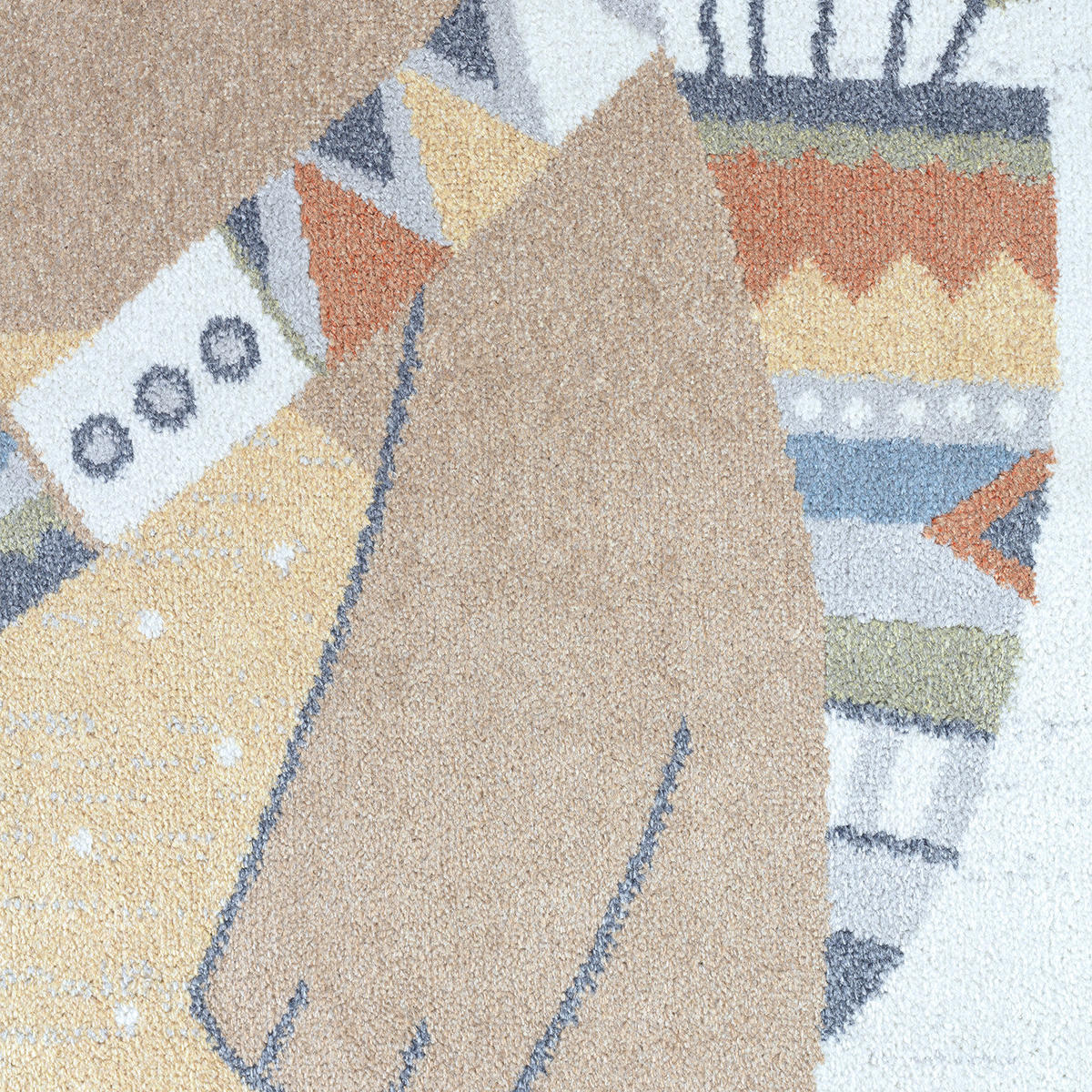 KINDERTEPPICH Oursigene Maschinenwaschbar 160/213 cm Beige - Beige, Textil (160/213cm) - LIVABLISS
